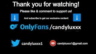 Booty tease In taut leather panties