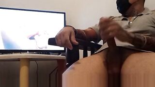 Masturbating to Abby Somers clip