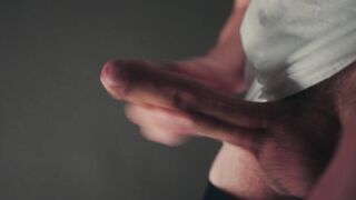 Teasing my dong in my underclothes and then stroking