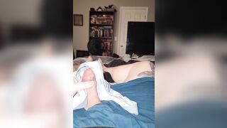 Came in her pants and gave 'em back ????