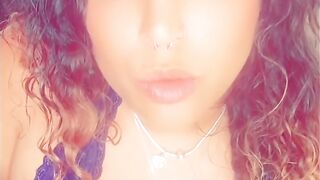 Large natural titties British playgirl, tit stroke with giant sex tool and then bangs herself hard!