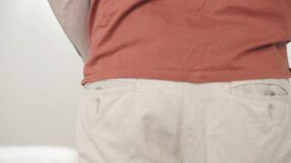 This chab destroys my strap with a massive ejaculation