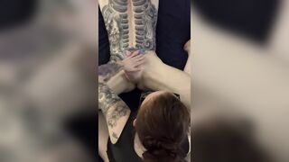 SCHLONG WORSHIP WITH PROSTATE MASSAGE AND CUM DISCHARGED FOR STEPFATHER (part two)