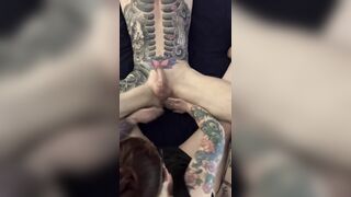 SCHLONG WORSHIP WITH PROSTATE MASSAGE AND CUM DISCHARGED FOR STEPFATHER (part two)