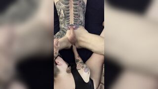 SCHLONG WORSHIP WITH PROSTATE MASSAGE AND CUM DISCHARGED FOR STEPFATHER (part two)