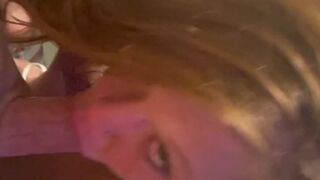 Unfathomable mouth slobbering mamma