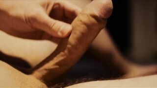 Jerking my Swedish rod. Edging climax, legs shaking and palpitating cum :)