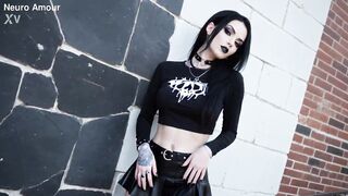 Rock Gal and Hot Gothic Dream (AI Generated)