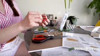 Lexi Luna Blows Her Student Whilst This babe Was Talking On Call