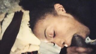 Mouth bang me and fellatio creampie