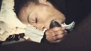 Mouth bang me and fellatio creampie