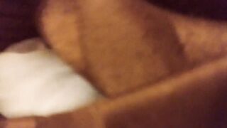 Having pleasure in motel with window open