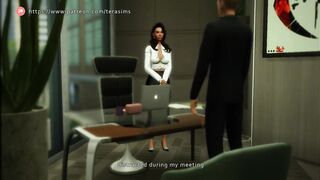 A excited cheating wife who finds a fresh toy to play with her vagina - The sims 4