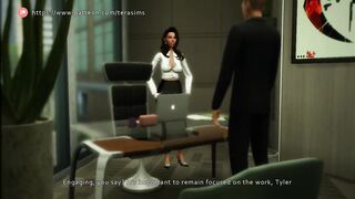 A excited cheating wife who finds a fresh toy to play with her vagina - The sims 4