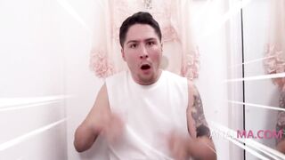 Weirdo Step Son Randomly Rams Jock Up Step Mothers Corpulent Butt Whilst They Were Shopping