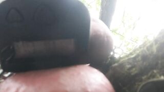 suspendu a un arbre avec cadenas minuteur 15 min