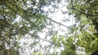 suspendu a un arbre avec cadenas minuteur 15 min