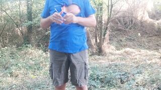 garments ripped off pee