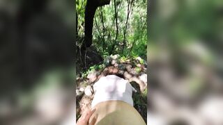 A quickie in the park when there were scarcely any people