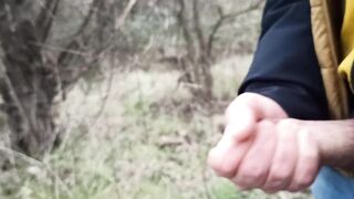Anybody can watch me! Cum and pee outdoors