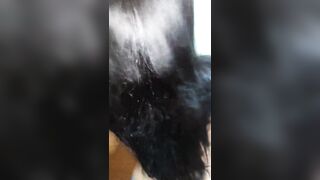 Stepfather bangs his stepdaughter whilst that babe was banging a toy