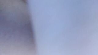 Feeling the head of my dong. I give her all the milk inside her snatch