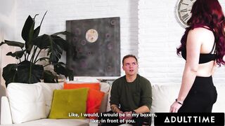 Stepson Stretches His Stepmom's Cunt After Yoga Lesson