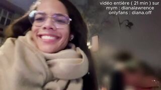 Elle gets her third weenie of the day in advance of going home to watch her spouse