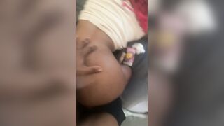 Creamy Small Black Takes BBC During the time that Bf Went to the store