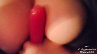 Femdom JOI with sextoy. WARNING: lots of name calling at the end.