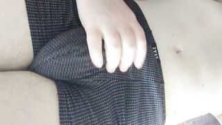 older grandma fingering me weenie throughout pants