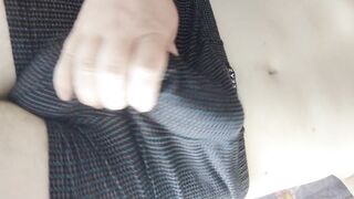 older grandma fingering me weenie throughout pants