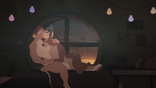 FIRESIDE FASCINATION Fur Homosexual Animation