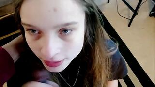 Lesbo roommate sucks wang for rent