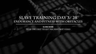 Female Training Day three/28 - Testing her endurance and fitness with obstacles