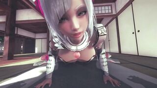 [GENSHIN IMPACT] POV Noelle booty is so constricted it makes u cum (CG PORN 60 FPS)