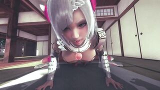 [GENSHIN IMPACT] POV Noelle booty is so constricted it makes u cum (CG PORN 60 FPS)