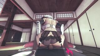 [GENSHIN IMPACT] POV Noelle booty is so constricted it makes u cum (CG PORN 60 FPS)