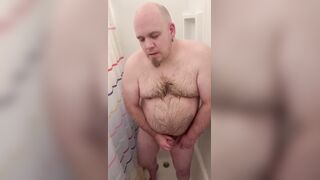 Masturbating in the shower