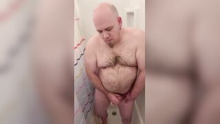 Masturbating in the shower