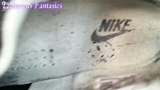 Punk Step-Sister Blackmails U with Her Perspired Feet JOI