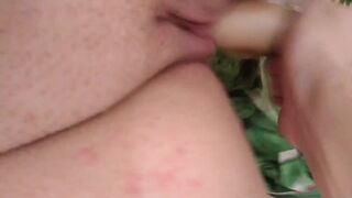 joint masturbation - wife don't mind if i bang silicone snatch