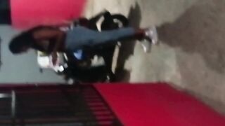 Después de la disco sexo en motel público