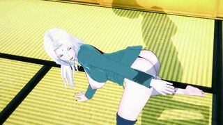 Naruto Tsunade wanted some drinks but drank cum instead