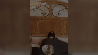 Punishment for fastened down Thrall: Coloring the Balls and Dong with hawt Candle Wax - FEMDOM CBT