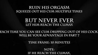 Masked Dream Game Part No.6 - That babe edges his jock incredible lengthy to multiple ruined orgasms