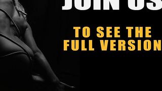 Bound down beauty obliged to triple Climax with built Snatch - S&M Maledom