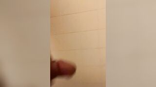 DILF Back Once more Being Sneaky In The Shower During the time that Family In Other Room!!! ???? See The Cum Flow!!! ????