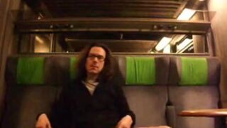 risky public stroking exhibe on educate