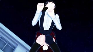 Persona 5 Makoto craves to play with Ren's schlong